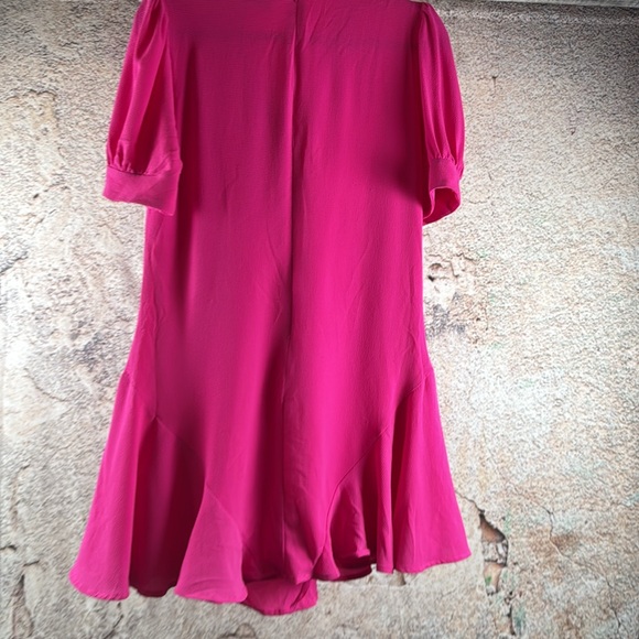 CeCe Fuchsia Ruffle Trim Topsize medium   C29 - Picture 7 of 7